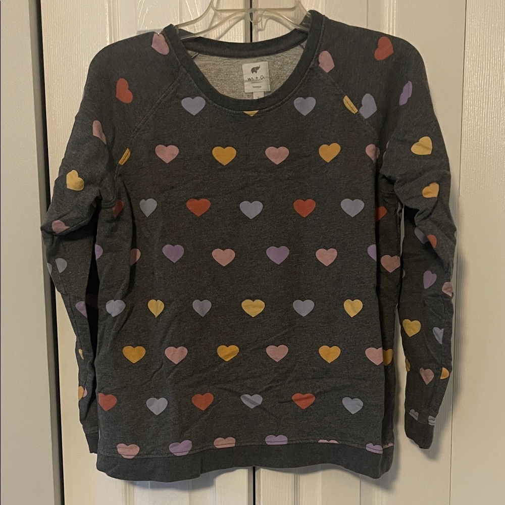 Boutique m+a hearts  Crewneck Lounge